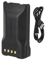 BATTERY WITH USB PORT FOR KENWOOD NX200 - 7.4V / 2500 mAh / 18.5 Wh / Li-Ion