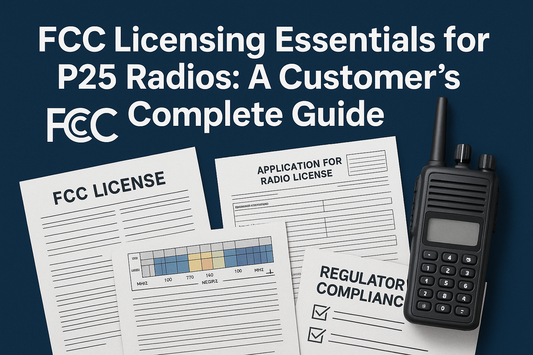 FCC Licensing Essentials for P25 Radios: A Customer’s Complete Guide