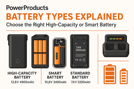 PowerProducts Battery Types Explained: Choose the Right High-Capacity or Smart Battery