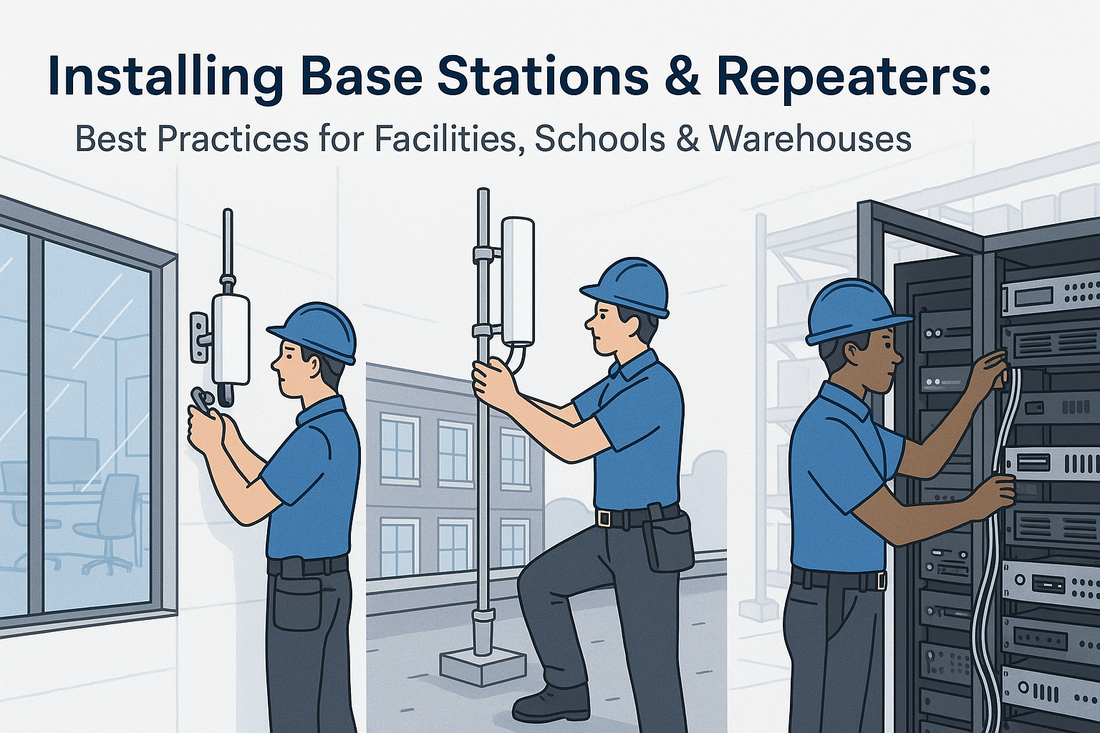 Installing Base Stations & Repeaters: Best Practices for Facilities, Schools & Warehouses