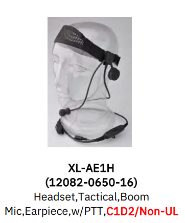 Lightweight Headset Tactical XL-AE1H for L3Harris XL-200P