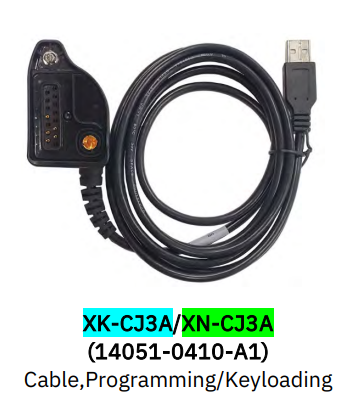 PC Programming Cable, XN-CJ3A for L3Harris XL-45P & XL-95P Series Portable Radios