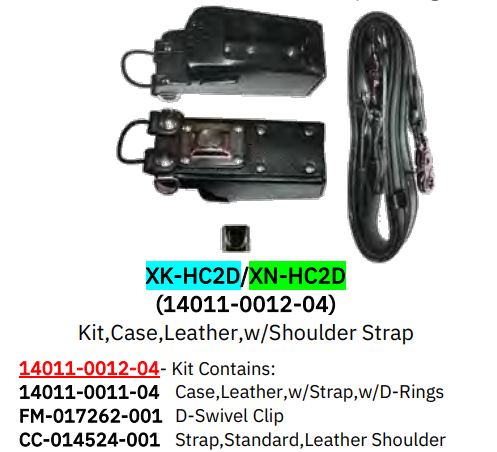 XN-HC2D CASE,LEATHER,W/SHOULDER STRP, XL-95P XL-45P L3Harris