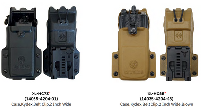 XL-HC8E Kydex case Brown for L3Harris XL-200P