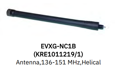 6 Inch Antenna, VHF 136-151 MHz for L3Harris XG-75P Portable Radios EVXG-NC1B