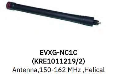 5.5 Inch Antenna, VHF 150-162 MHz, EVXG-NC1C for L3Harris XG-75P