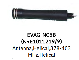 3 Inch Stubby Antenna, UHF 378-403 MHz for L3Harris XG-75P EVXG-NC5B