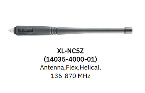 7 Inch Flexible Antenna, 136-870 MHZ, XL-NC5Z for L3Harris Portable XL-200P