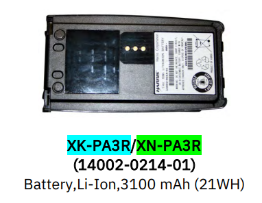 XN-PA3R, 3100mAh, Li-Ion, Battery for L3Harris XL-95P Portable Radios