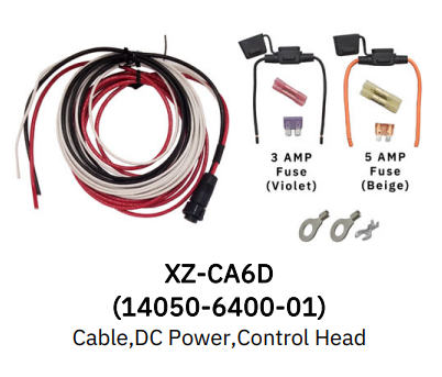 XZ-CA6D Power Cable  CONTROL UNIT, XL-CH L3Harris XL-200M/185M