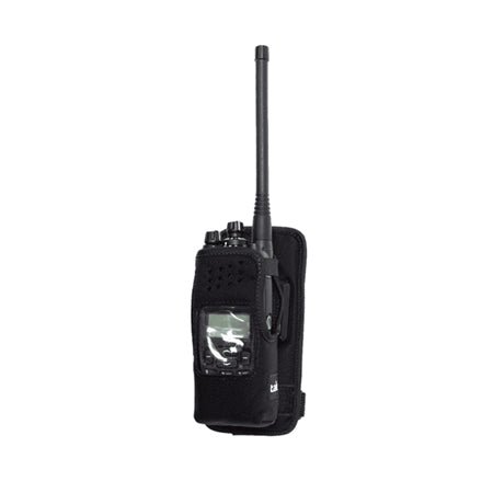 Black Nylon Holster for Chest Harness, T03-00038-0029 for Tait 16 Key TP93/94 Series Radios