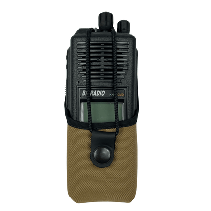 KAA0450T Tan Nylon Holster with Clip for BK KNG Radios