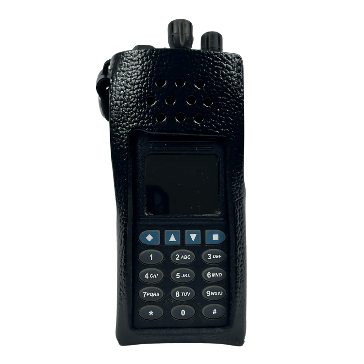 Leather Holster for KNG2 Radios – Belt Loop, Open Front | KAA0415CF2