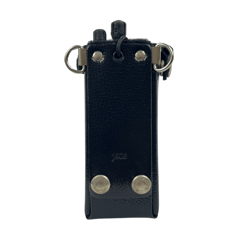 Leather Holster for KNG2 Radios – Belt Loop, Open Front | KAA0415CF2