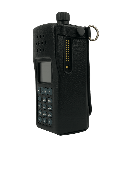 Leather Holster for KNG2 Radios – Belt Loop, Open Front | KAA0415CF2