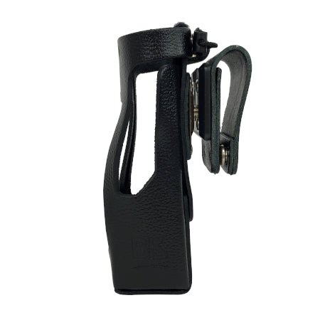 Leather Holster, Open Keypad, BKR0421 for BKR5000 Portable Radios