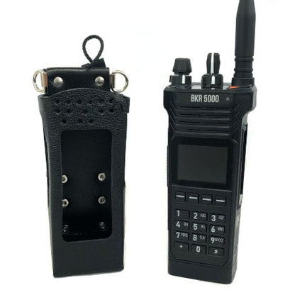 Leather Holster, Open Keypad, Use with Rechargeable Battery for BKR5000