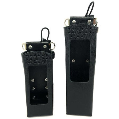 Leather Holster, Open Keypad, Use with Rechargeable Battery for BKR5000