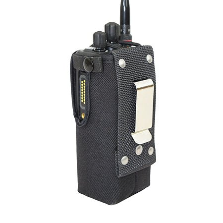Nylon Holster with metal belt clip, Equivalent to KAA0451B for KNG Series Radios