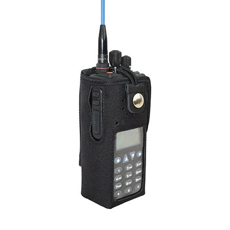 Nylon Holster with metal belt clip, Equivalent to KAA0451B for KNG Series Radios