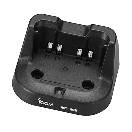 Single Desktop Charger, BC213 for iCom A16, IC-F1100, IC-F2000, IC-F2100, IC-V10 Radios